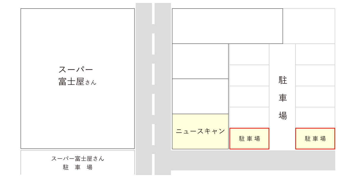 ニュースキャン 駐車場のご案内